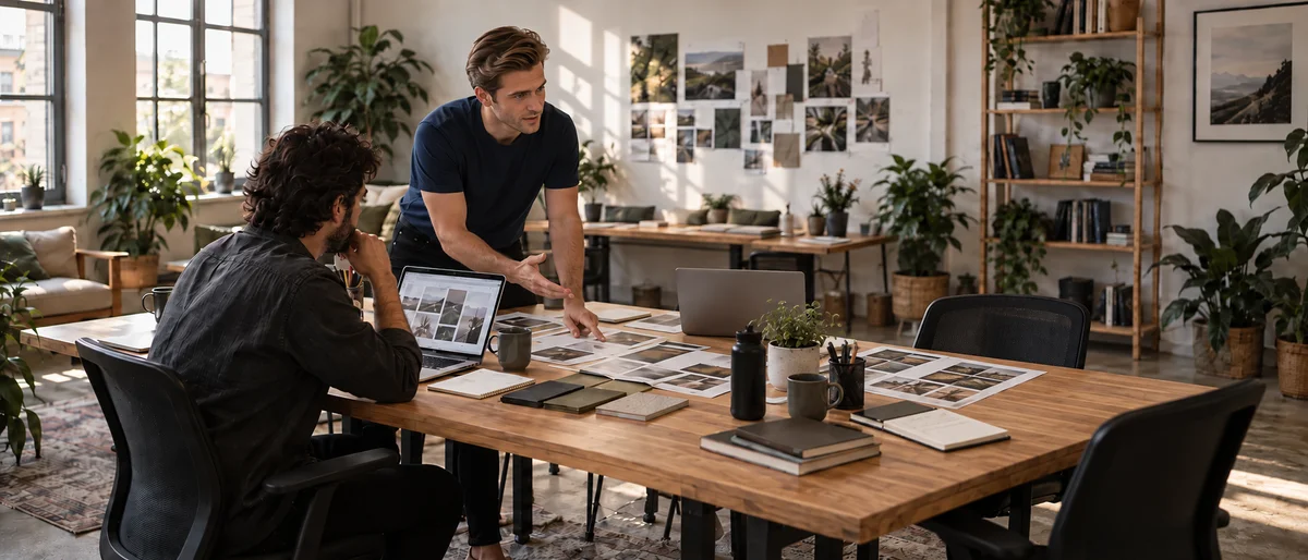 A shared team bringing different disciplines together around one business goal